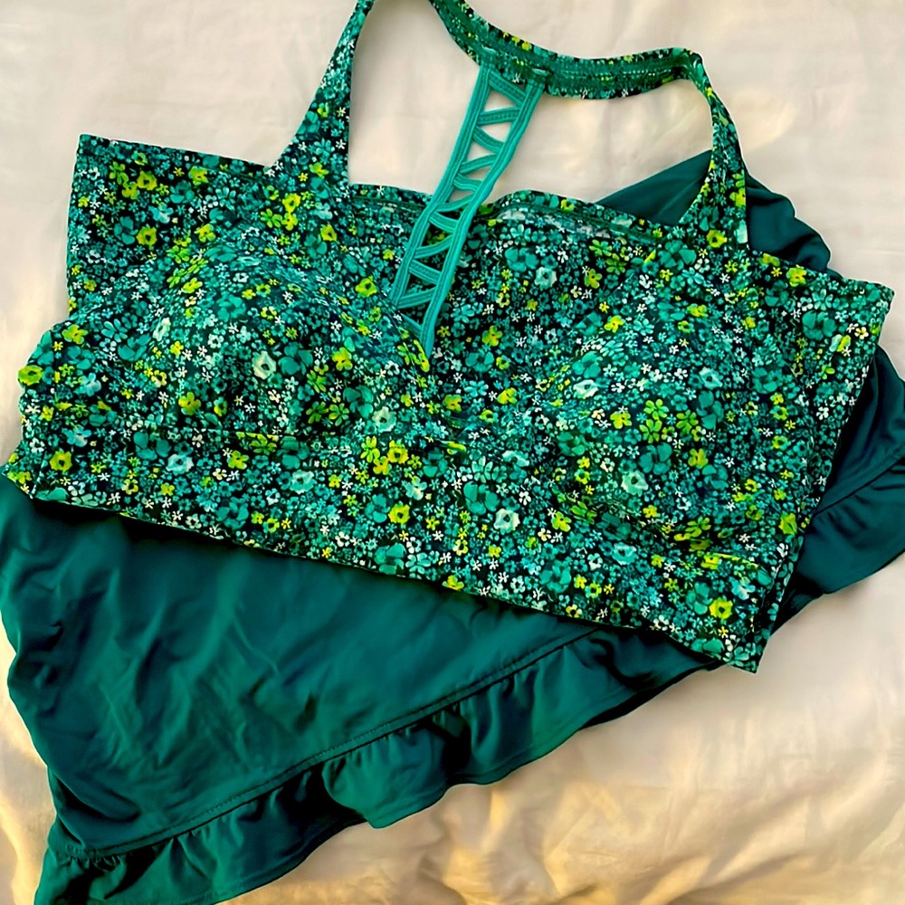 Athleta two piece swim suit.